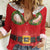 Funny Christmas Costume Women Casual Shirt Busty Big Boobs - Wonder Print Shop