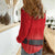 Funny Christmas Costume Women Casual Shirt Busty Big Boobs - Wonder Print Shop