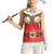 Funny Christmas Costume Women Sleeveless Polo Shirt Busty Big Boobs - Wonder Print Shop