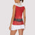 Funny Christmas Costume Women Sleeveless Polo Shirt Busty Big Boobs - Wonder Print Shop