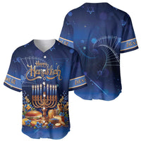 Jewish Hanukkah Festival Baseball Jersey Let's Get Lit LT05 - Wonder Print Shop