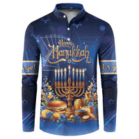 Jewish Hanukkah Festival Button Sweatshirt Let's Get Lit LT05 - Wonder Print Shop