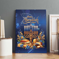 Jewish Hanukkah Festival Canvas Wall Art Let's Get Lit LT05 - Wonder Print Shop