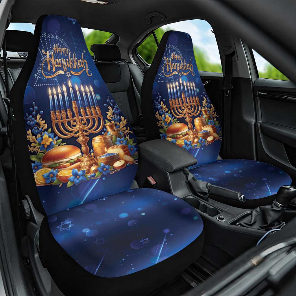 Jewish Hanukkah Festival Car Seat Cover Let's Get Lit LT05 - Wonder Print Shop