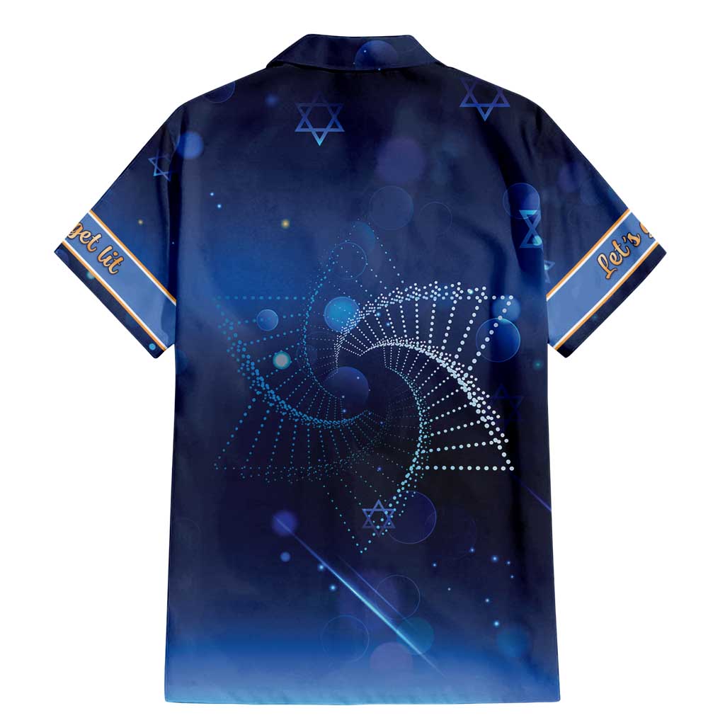 Jewish Hanukkah Festival Family Matching Mermaid Dress and Hawaiian Shirt Let's Get Lit LT05 - Wonder Print Shop