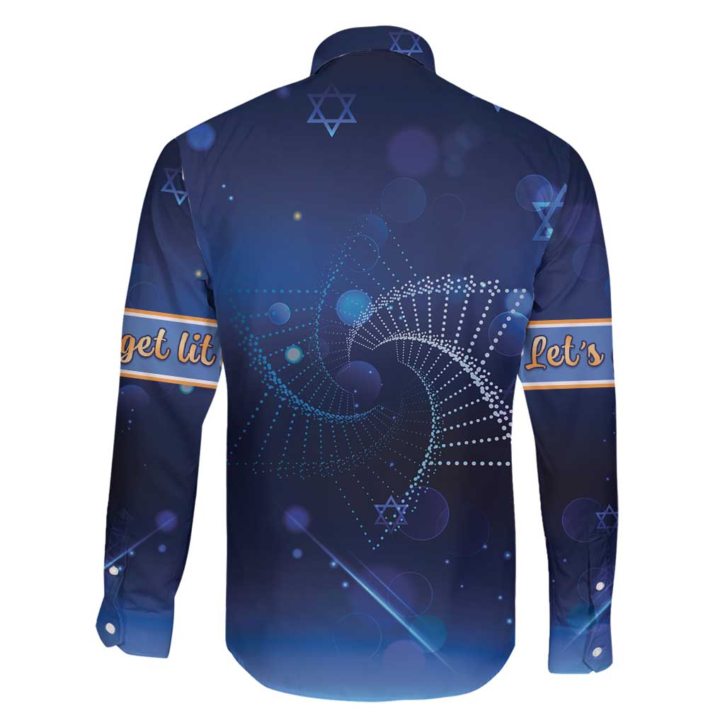 Jewish Hanukkah Festival Family Matching Puletasi and Hawaiian Shirt Let's Get Lit LT05 - Wonder Print Shop