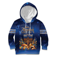 Jewish Hanukkah Festival Kid Hoodie Let's Get Lit LT05 - Wonder Print Shop