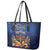 Jewish Hanukkah Festival Leather Tote Bag Let's Get Lit LT05 - Wonder Print Shop