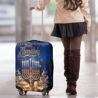 Jewish Hanukkah Festival Luggage Cover Let's Get Lit LT05 - Wonder Print Shop