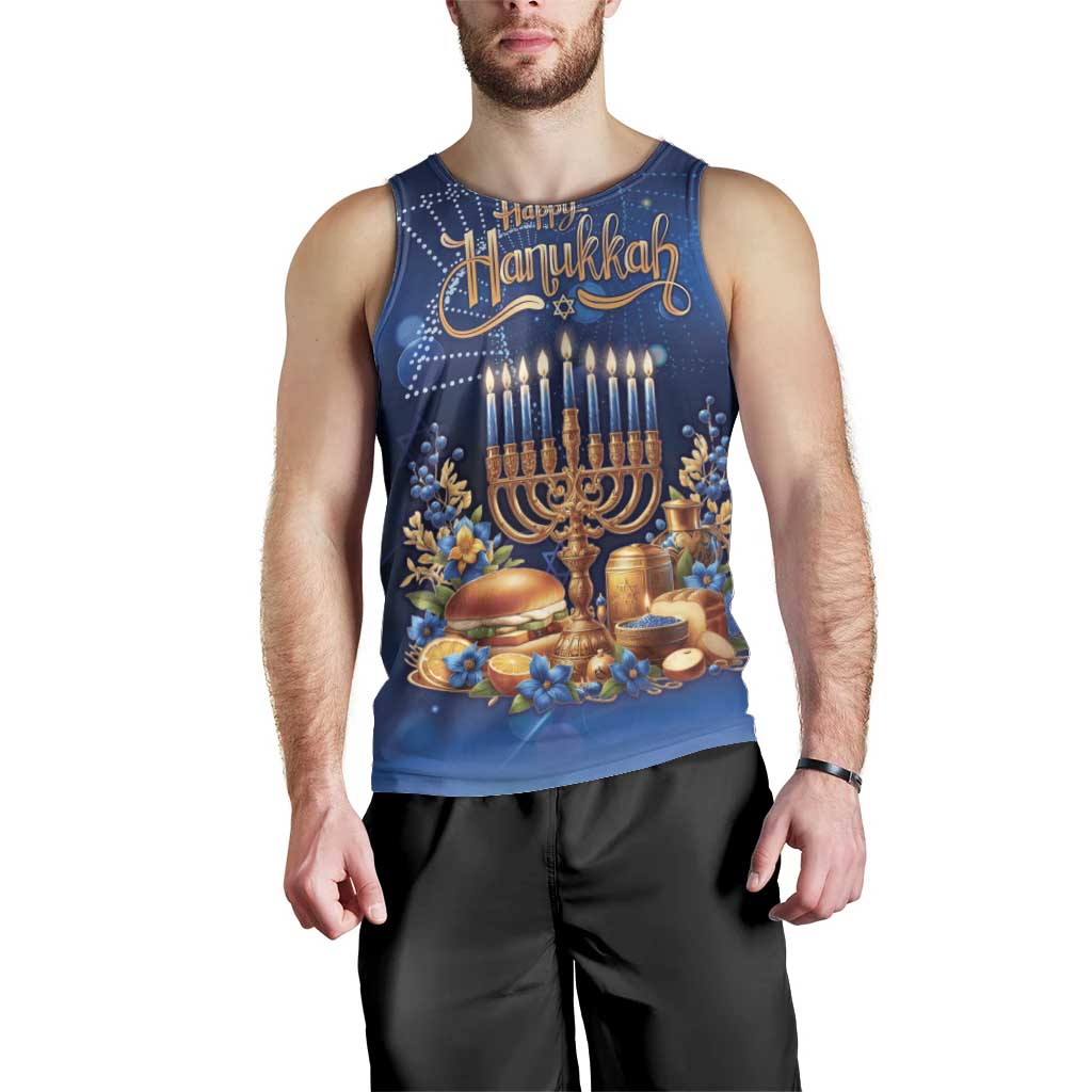 Jewish Hanukkah Festival Men Tank Top Let's Get Lit LT05 - Wonder Print Shop