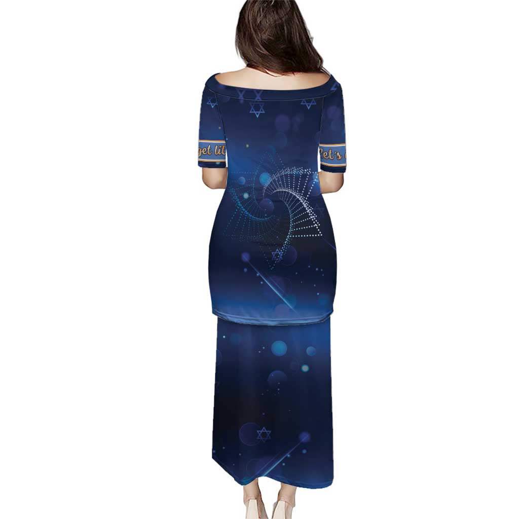 Jewish Hanukkah Festival Puletasi Let's Get Lit LT05 - Wonder Print Shop