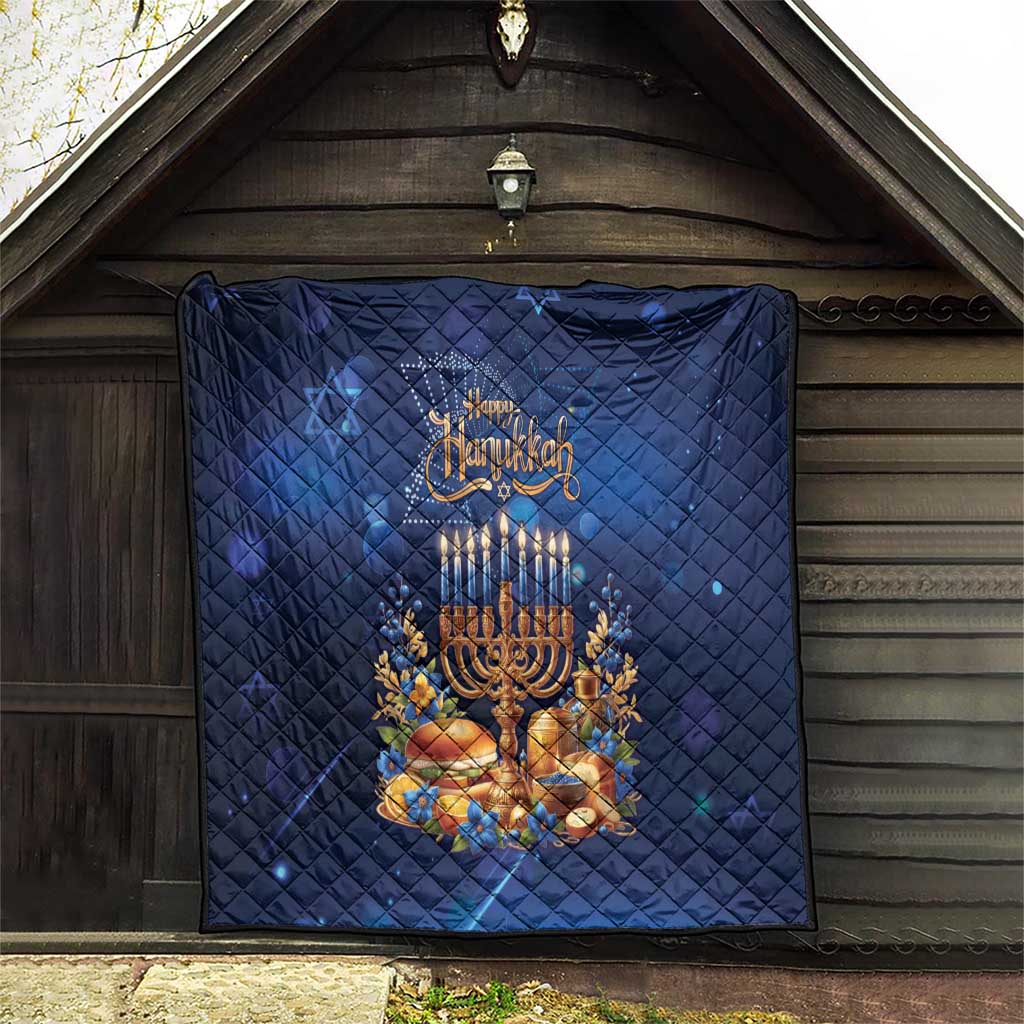 Jewish Hanukkah Festival Quilt Let's Get Lit LT05 - Wonder Print Shop