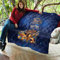 Jewish Hanukkah Festival Quilt Let's Get Lit LT05 - Wonder Print Shop