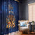 Jewish Hanukkah Festival Window Curtain Let's Get Lit LT05 - Wonder Print Shop