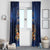 Jewish Hanukkah Festival Window Curtain Let's Get Lit LT05 - Wonder Print Shop