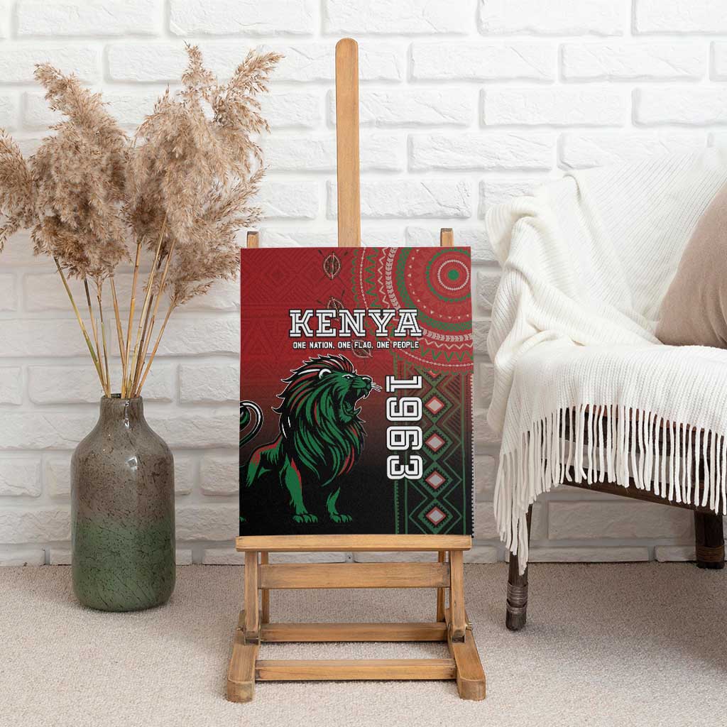 Kenya Jamhuri Day Canvas Wall Art One Nation One Flag One People LT05 - Wonder Print Shop