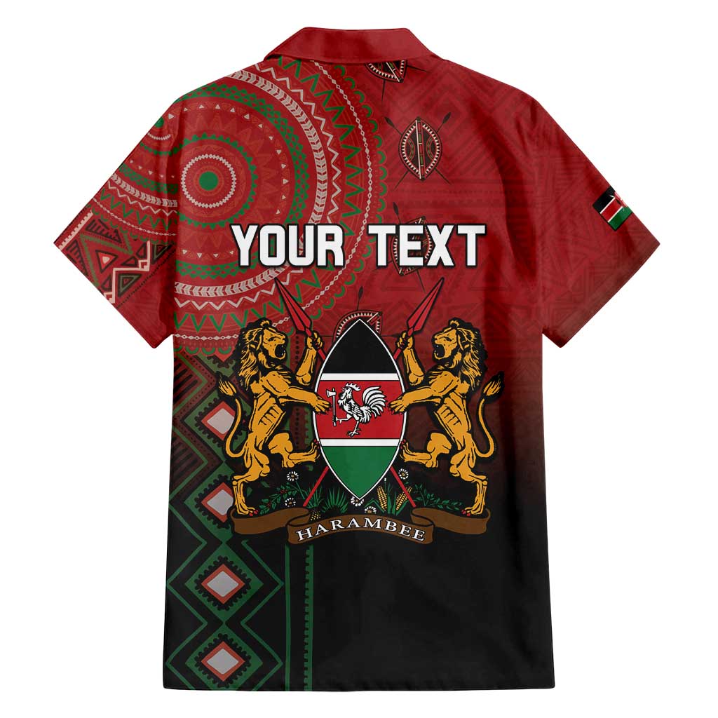 Personalised Kenya Jamhuri Day Family Matching Tank Maxi Dress and Hawaiian Shirt One Nation One Flag One People LT05 - Wonder Print Shop