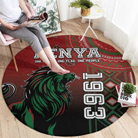 Kenya Jamhuri Day Round Carpet One Nation One Flag One People