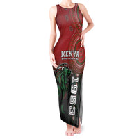 Personalised Kenya Jamhuri Day Tank Maxi Dress One Nation One Flag One People LT05 - Wonder Print Shop