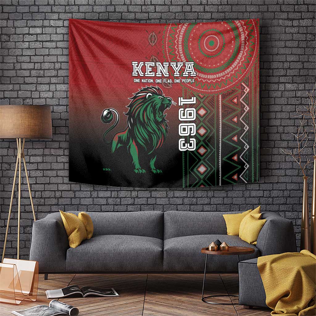 Kenya Jamhuri Day Tapestry One Nation One Flag One People LT05 - Wonder Print Shop