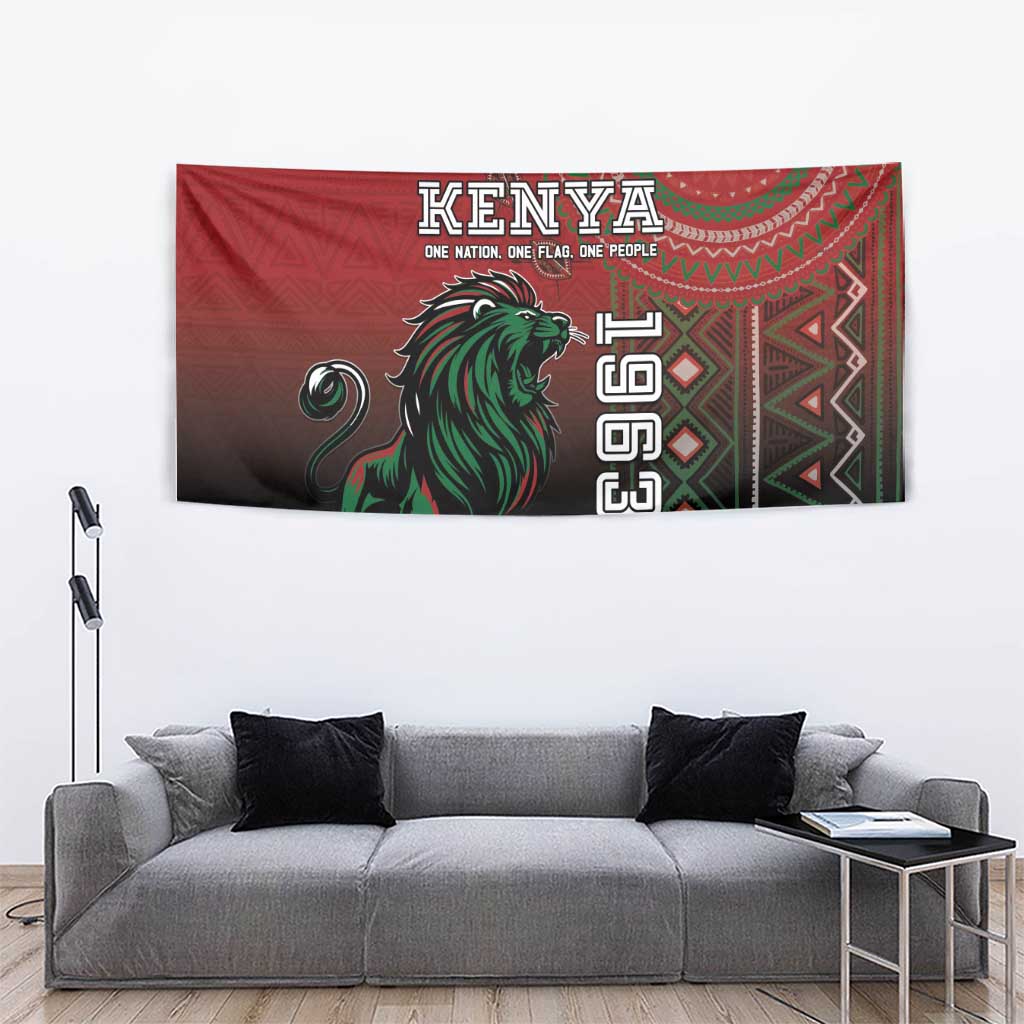 Kenya Jamhuri Day Tapestry One Nation One Flag One People LT05 - Wonder Print Shop