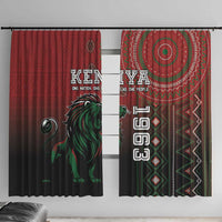 Kenya Jamhuri Day Window Curtain One Nation One Flag One People LT05 - Wonder Print Shop