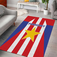 Paraguay Star Football Area Rug Go Albirroja