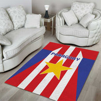 Paraguay Star Football Area Rug Go Albirroja