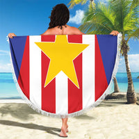 Paraguay Star Football Beach Blanket Go Albirroja