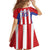 Custom Paraguay Star Football Family Matching Off Shoulder Maxi Dress and Hawaiian Shirt Go Albirroja