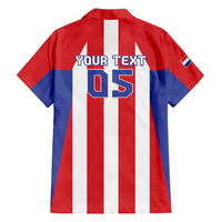Custom Paraguay Star Football Family Matching Short Sleeve Bodycon Dress and Hawaiian Shirt Go Albirroja