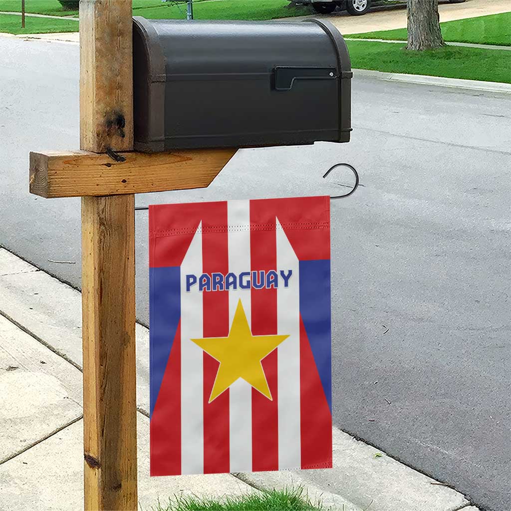 Paraguay Star Football Garden Flag Go Albirroja