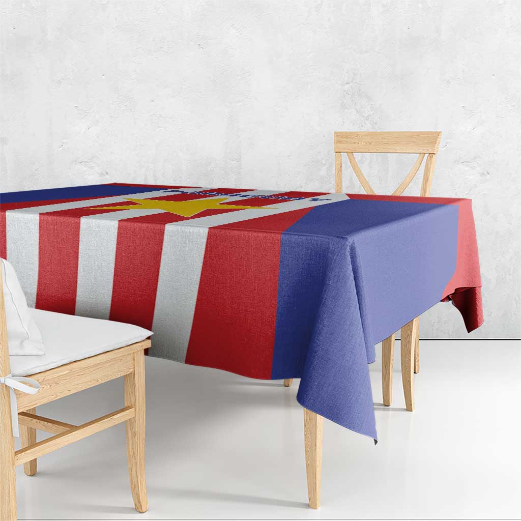 Paraguay Star Football Tablecloth Go Albirroja