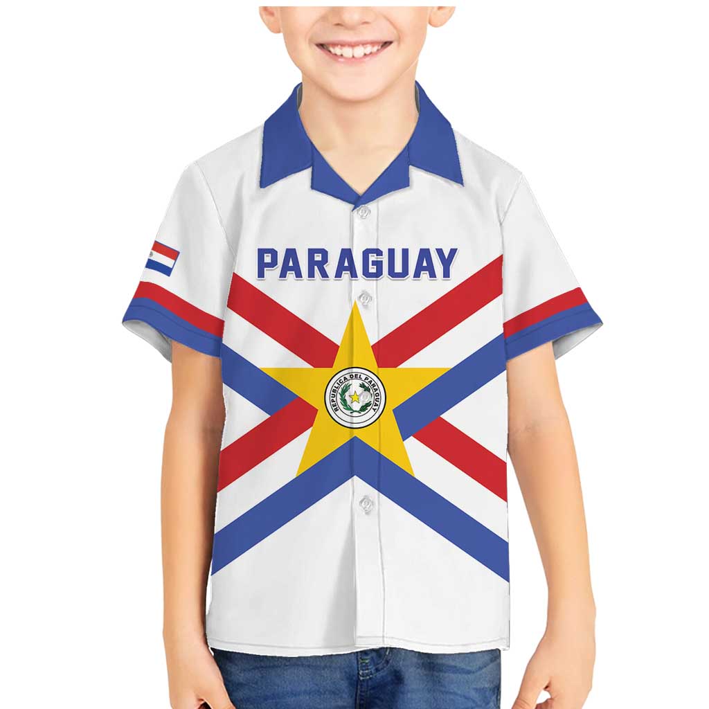 Custom Paraguay Football Family Matching Mermaid Dress and Hawaiian Shirt Unique Style