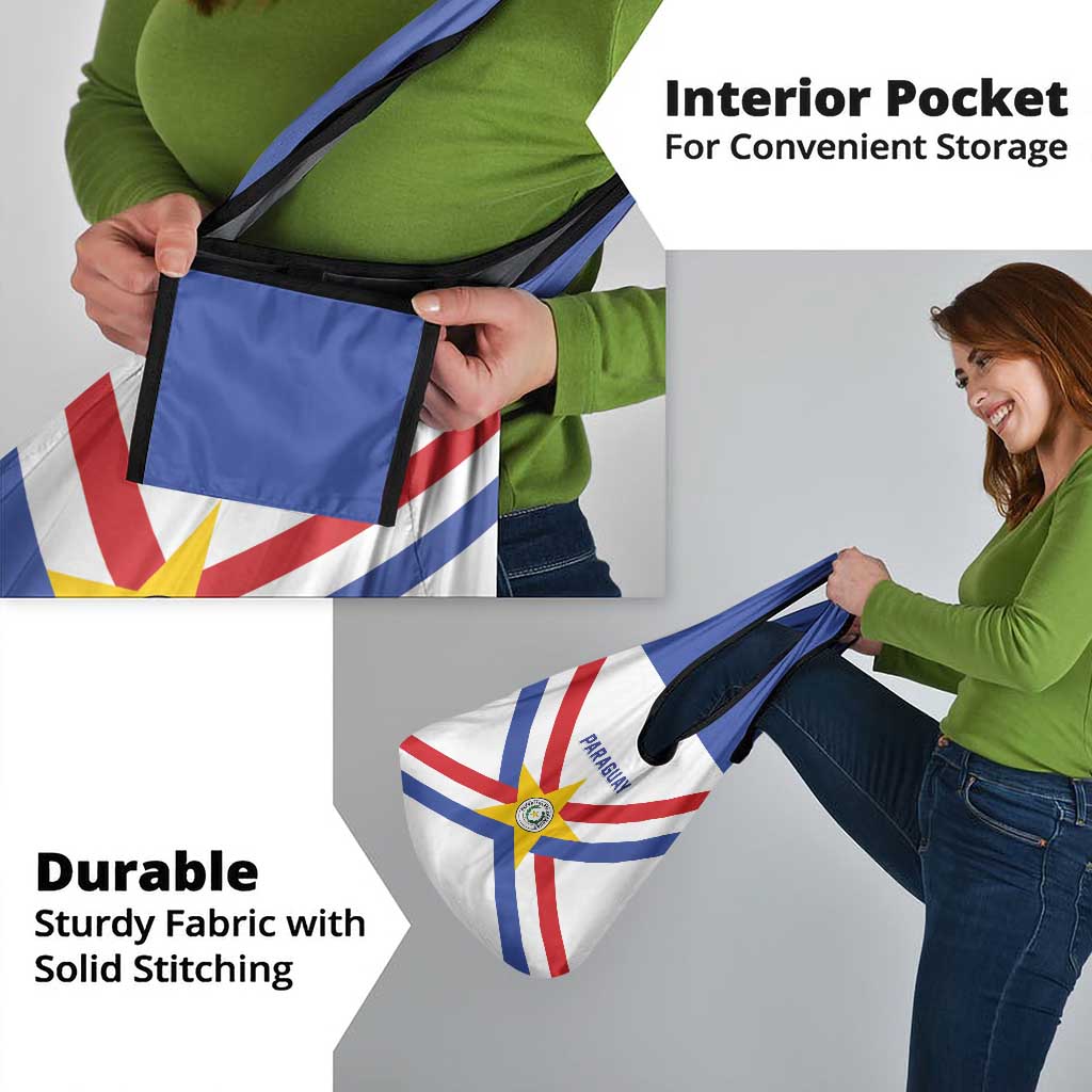 Paraguay Football Grocery Bag Unique Style