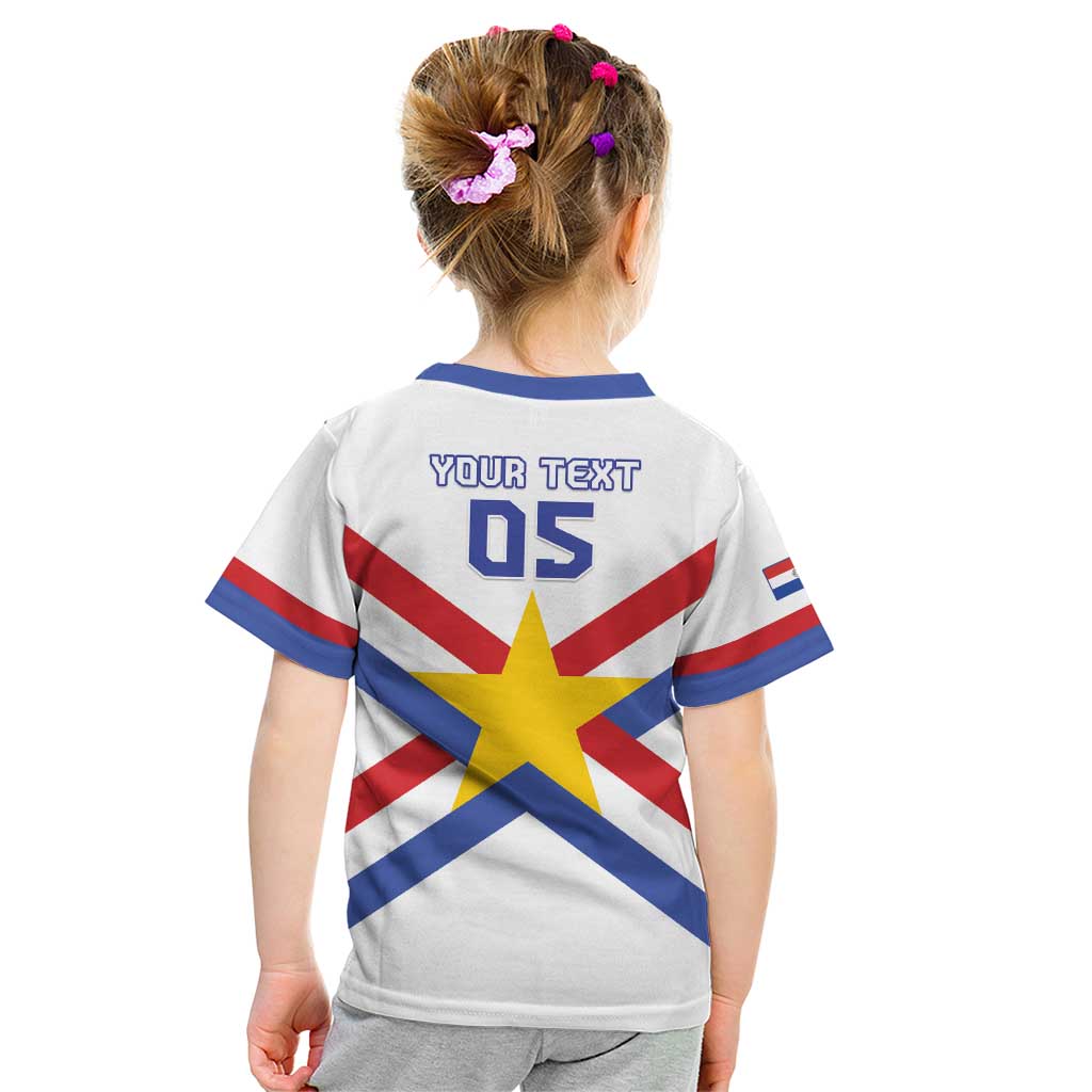 Custom Paraguay Football Kid T Shirt Unique Style