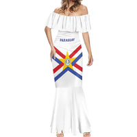Custom Paraguay Football Mermaid Dress Unique Style