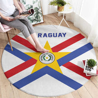 Paraguay Football Round Carpet Unique Style