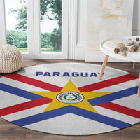 Paraguay Football Round Carpet Unique Style
