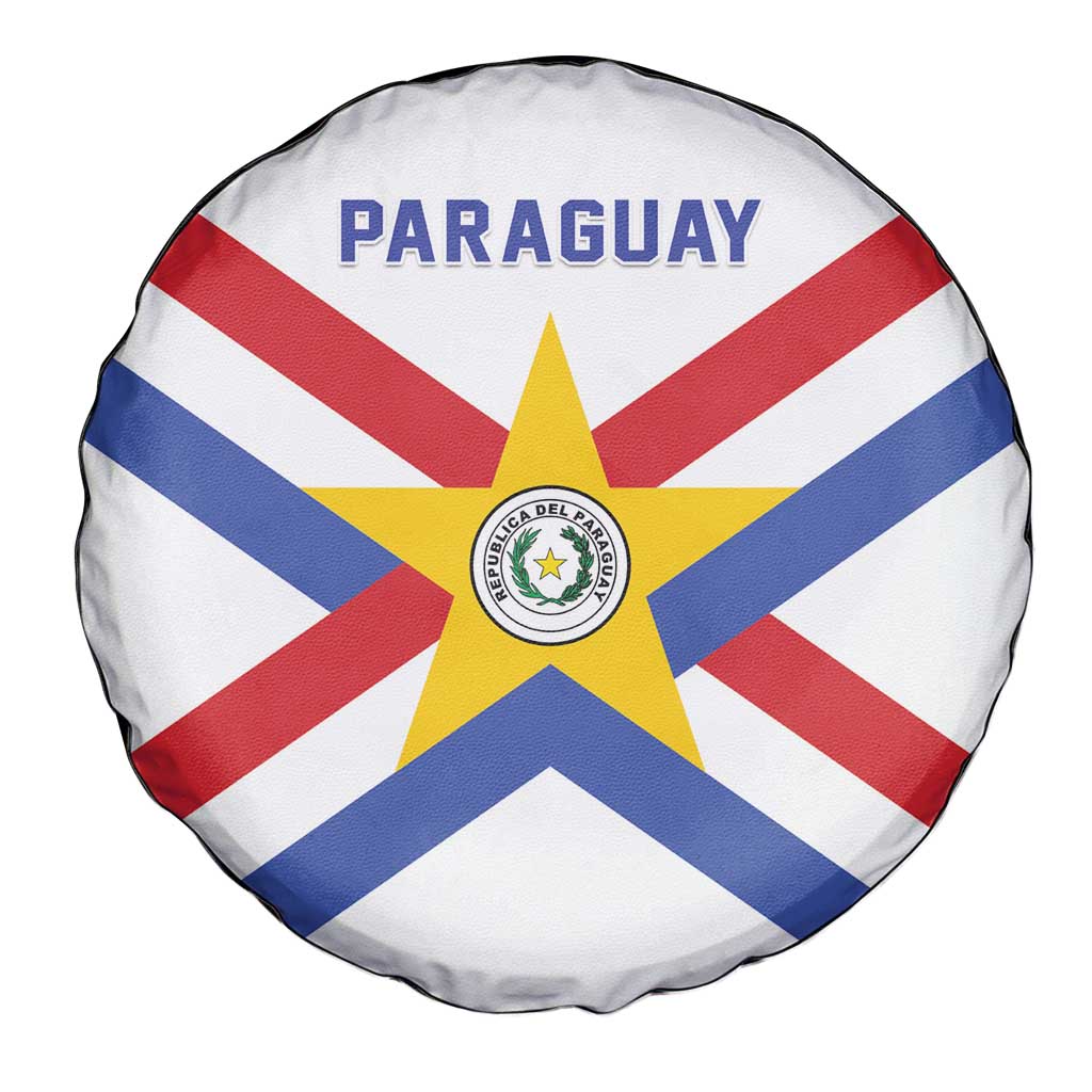 Paraguay Football Spare Tire Cover Unique Style