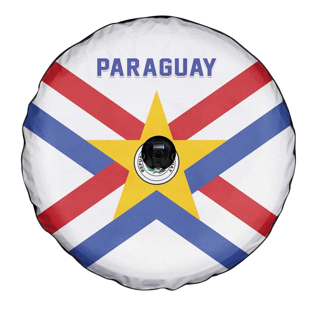 Paraguay Football Spare Tire Cover Unique Style