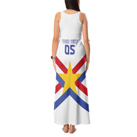 Custom Paraguay Football Tank Maxi Dress Unique Style