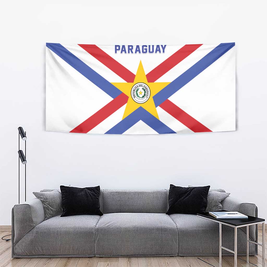 Paraguay Football Tapestry Unique Style