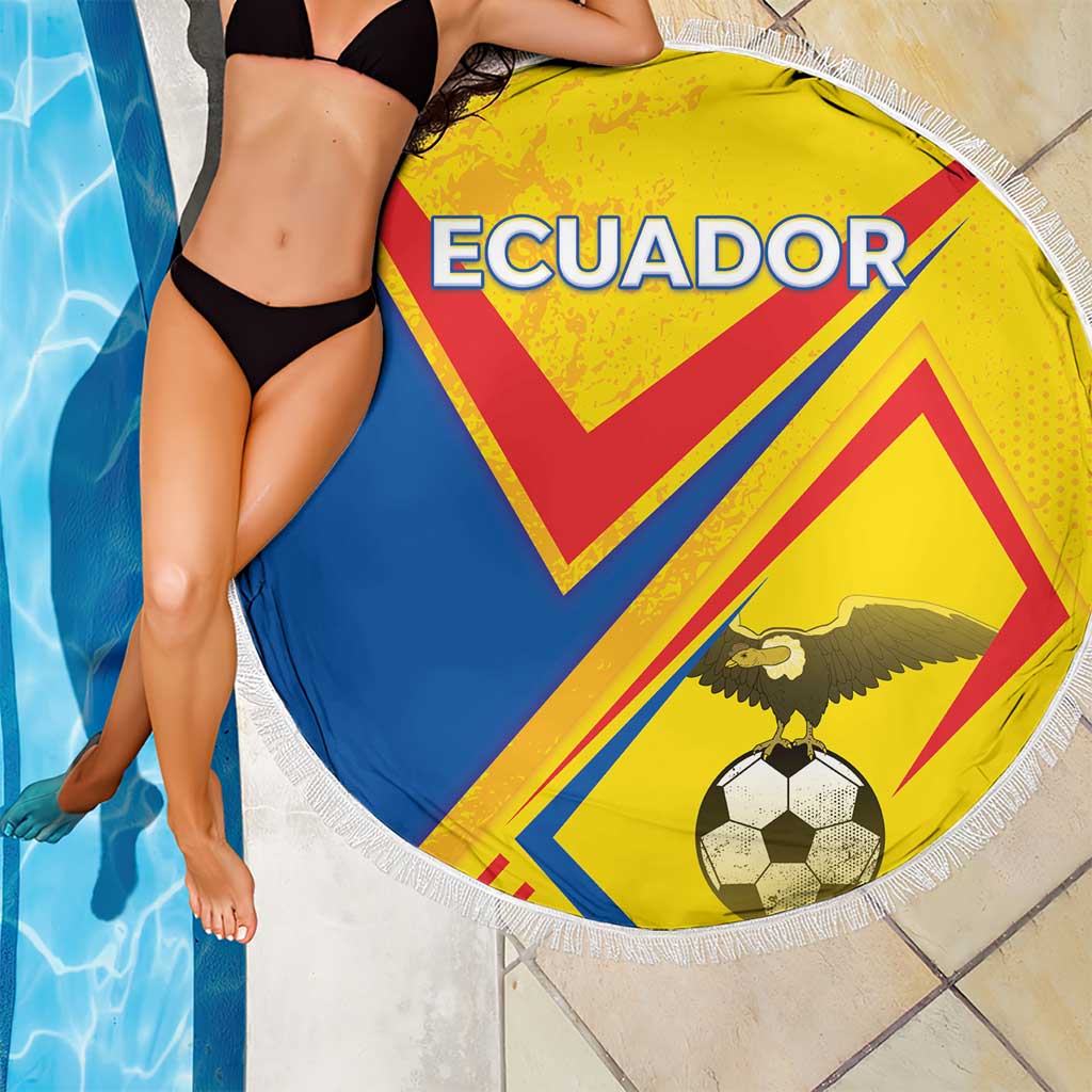 Ecuador Football Beach Blanket La Tricolor Sporty Style