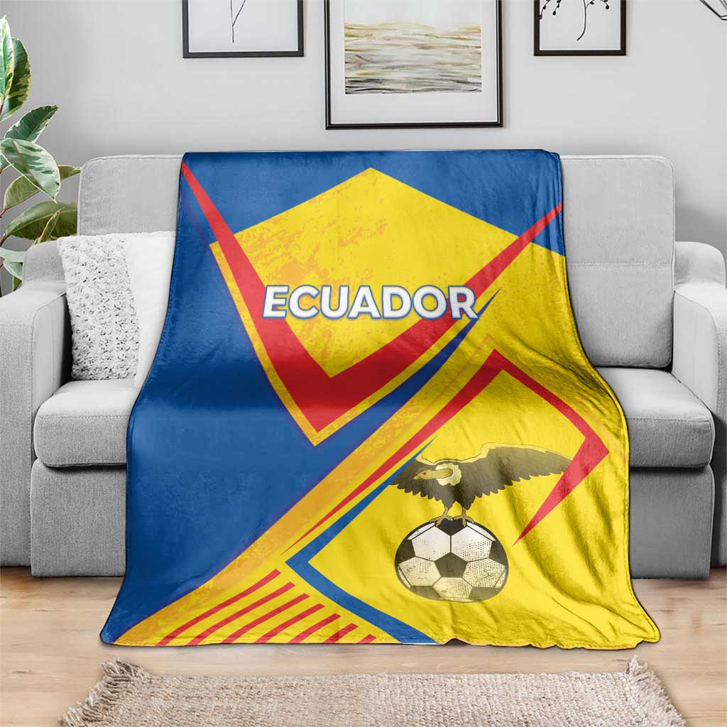 Ecuador Football Blanket La Tricolor Sporty Style