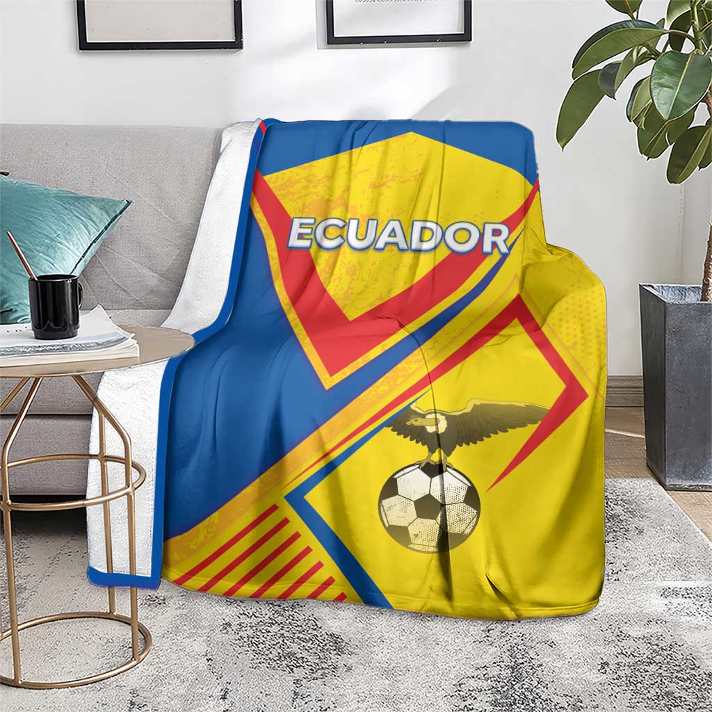 Ecuador Football Blanket La Tricolor Sporty Style