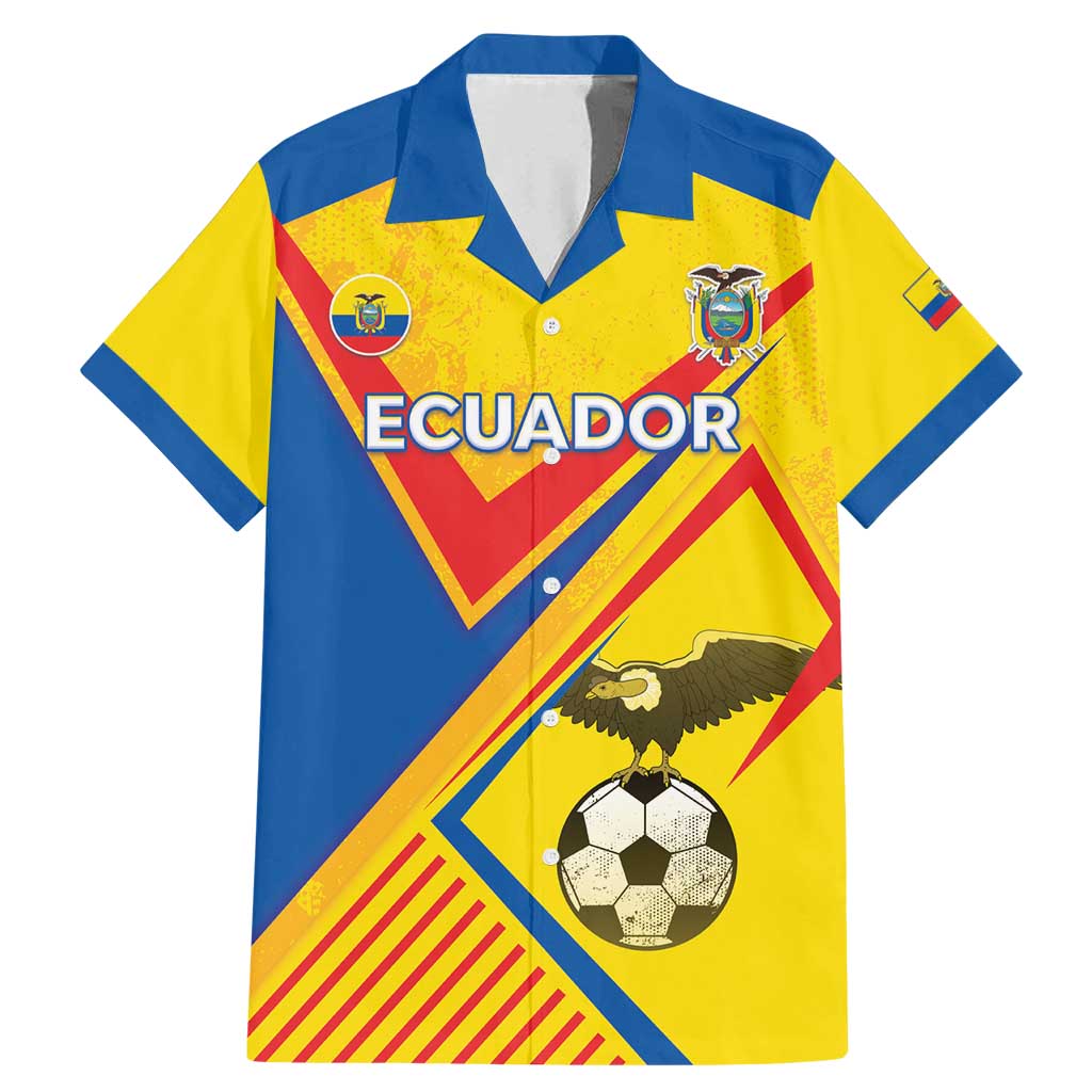 Custom Ecuador Football Family Matching Mermaid Dress and Hawaiian Shirt La Tricolor Sporty Style