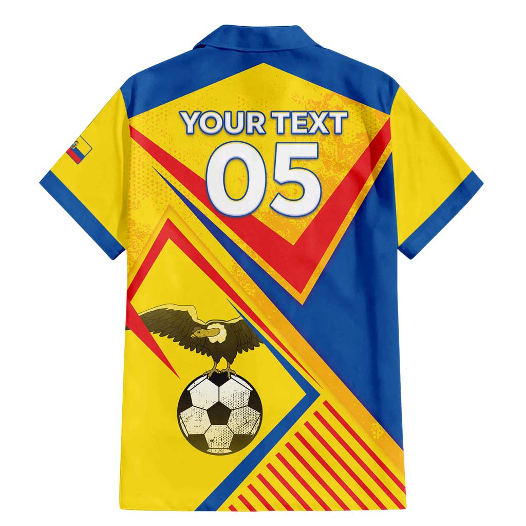 Custom Ecuador Football Family Matching Mermaid Dress and Hawaiian Shirt La Tricolor Sporty Style