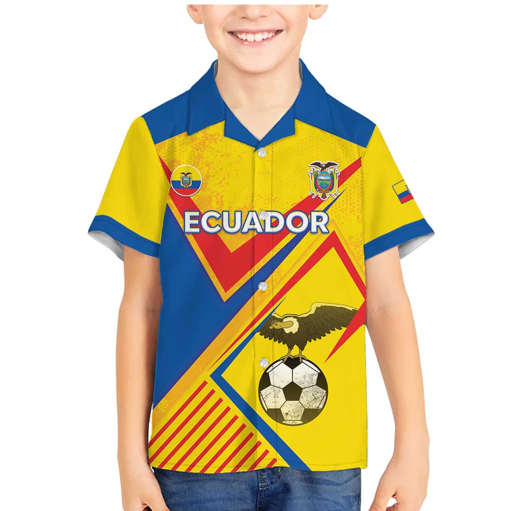 Custom Ecuador Football Family Matching Mermaid Dress and Hawaiian Shirt La Tricolor Sporty Style