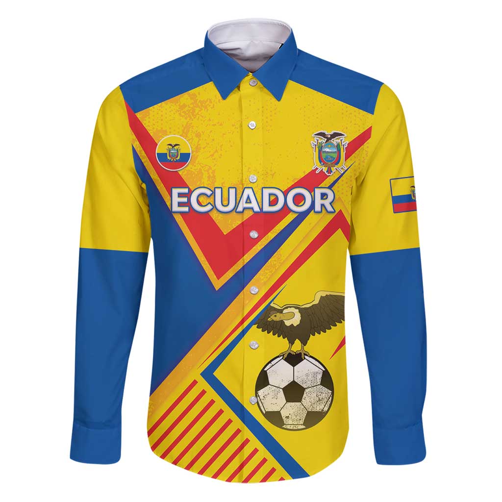 Custom Ecuador Football Family Matching Puletasi and Hawaiian Shirt La Tricolor Sporty Style